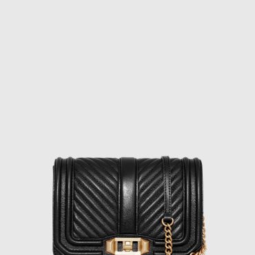 Chevron Quilted Small Love Crossbody