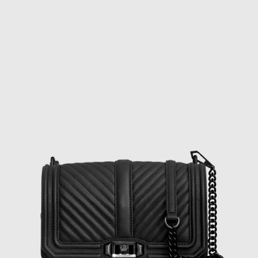 Chevron Quilted Love Crossbody