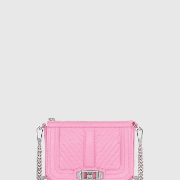 Chevron Quilted Mini Love Crossbody