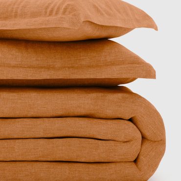 Clay Bamboo/Linen Duvet Set