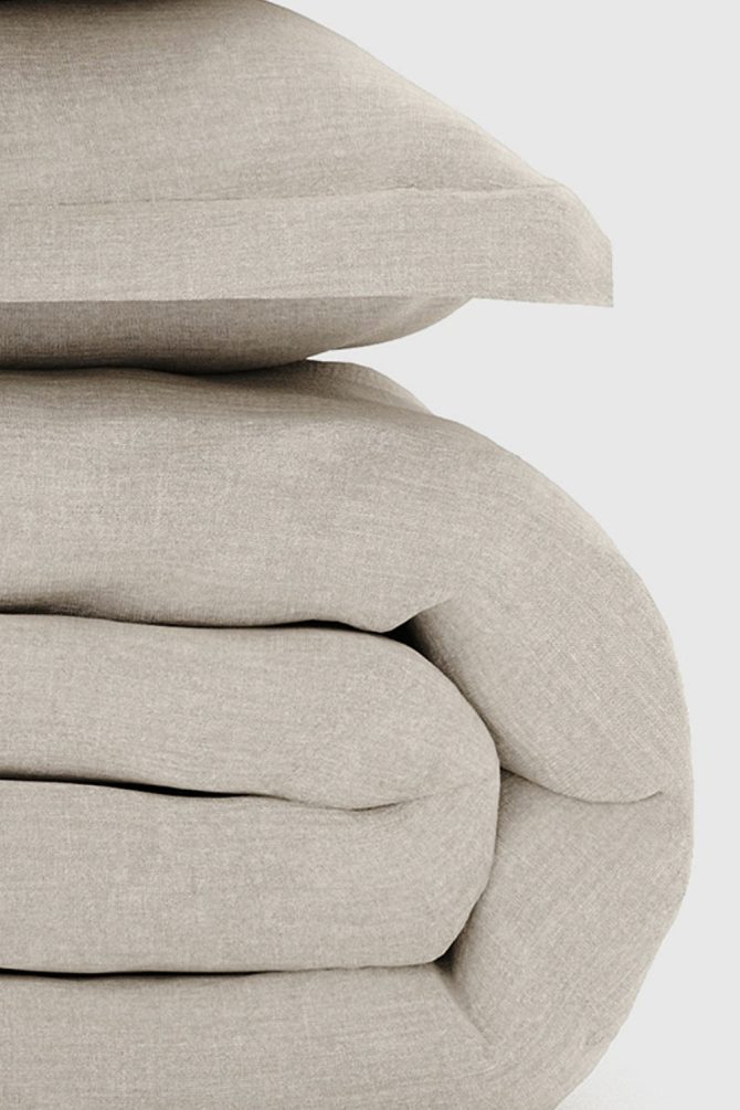 Natural Bamboo/Linen Duvet Set - Image 3