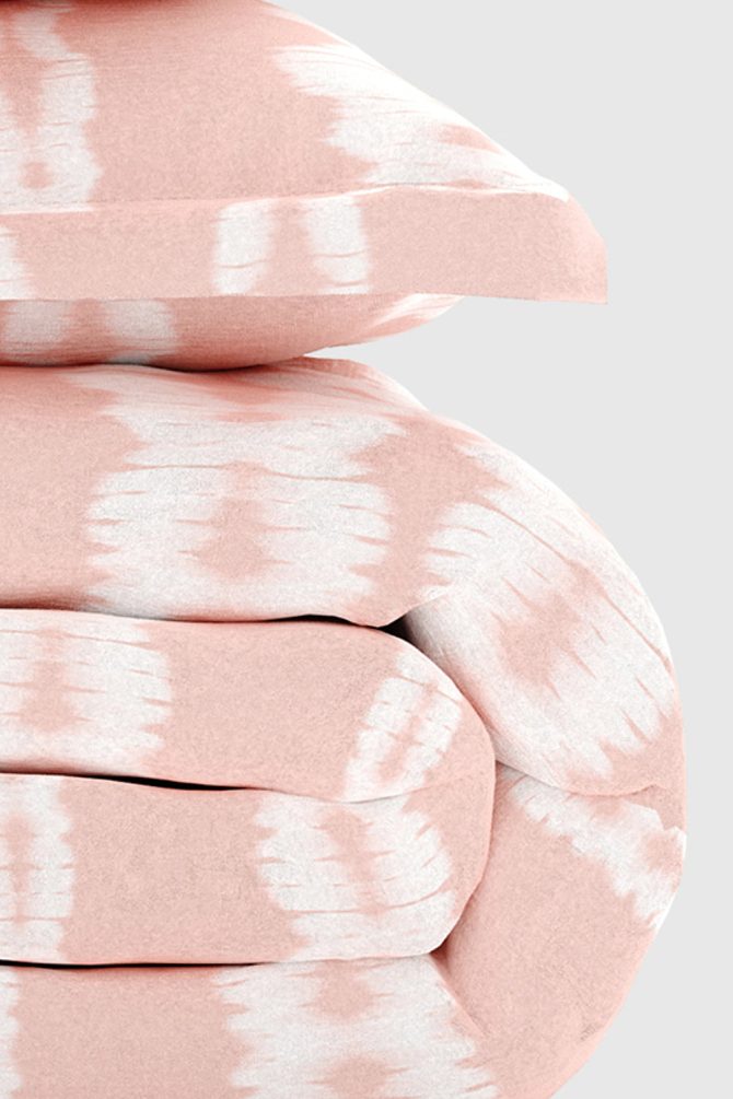 Blush Tie-Dye Duvet Cover Set - Image 3