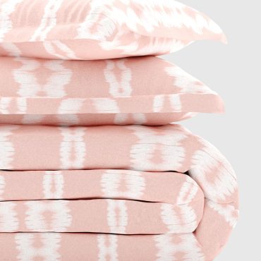 Blush Tie-Dye Duvet Cover Set