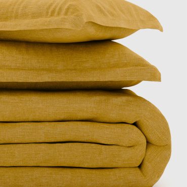 Tumeric Bamboo/Linen Duvet Set