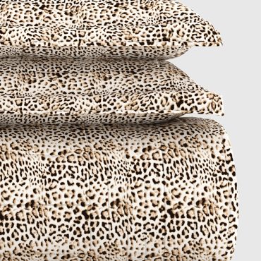 Abstract Leopard Quilt Set