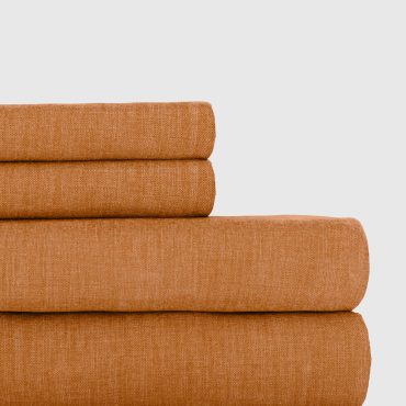 Clay Bamboo/Linen Sheet Set