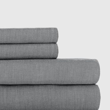 Gray Bamboo/Linen Sheet Set