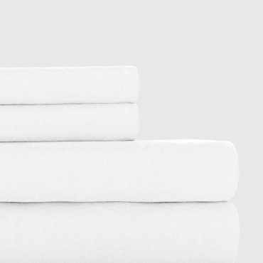White Bamboo/Linen Sheet Set