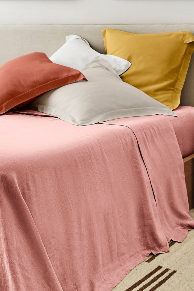 Natural Bamboo/Linen Euro Sham - Image 2
