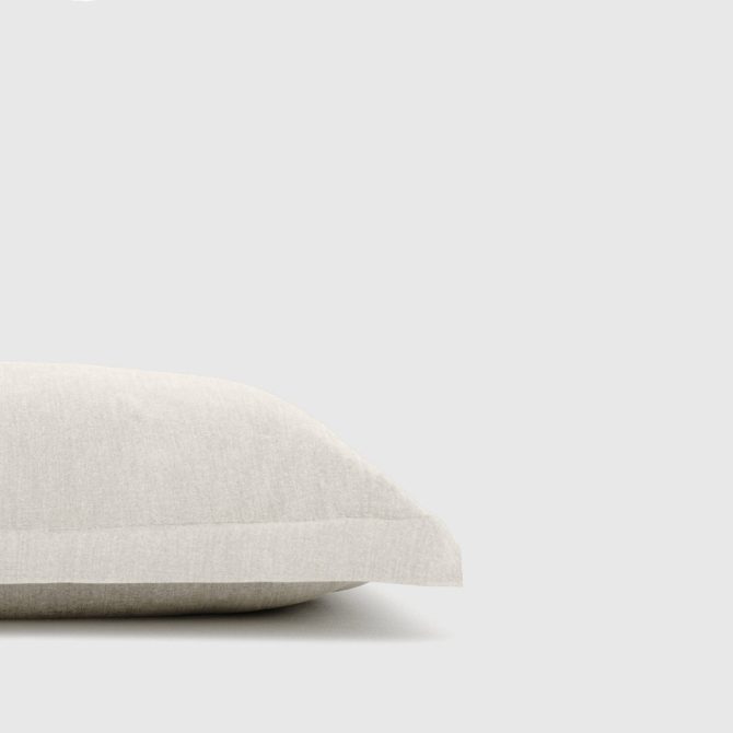 Natural Bamboo/Linen Euro Sham - Image 4