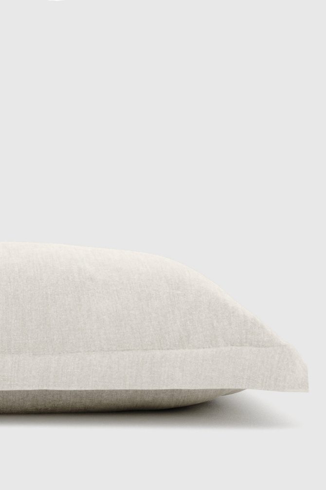 Natural Bamboo/Linen Euro Sham