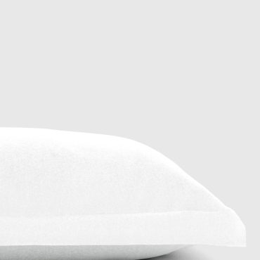 White Bamboo/Linen Euro Sham