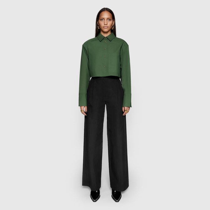 Walker Pleated Wide Leg Pant - Image 4