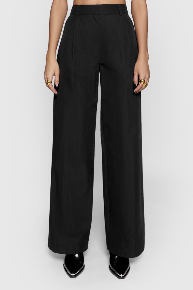Walker Pleated Wide Leg Pant - Image 2