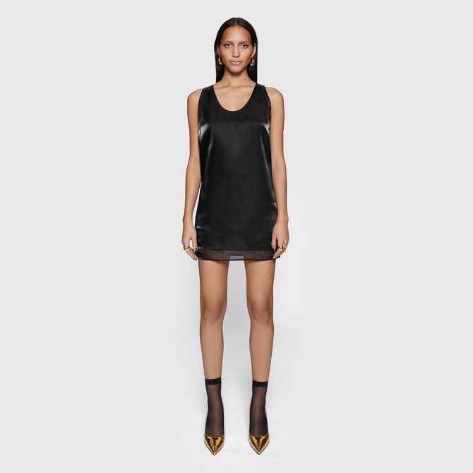Perry Double Layer Mini Dress - Image 4