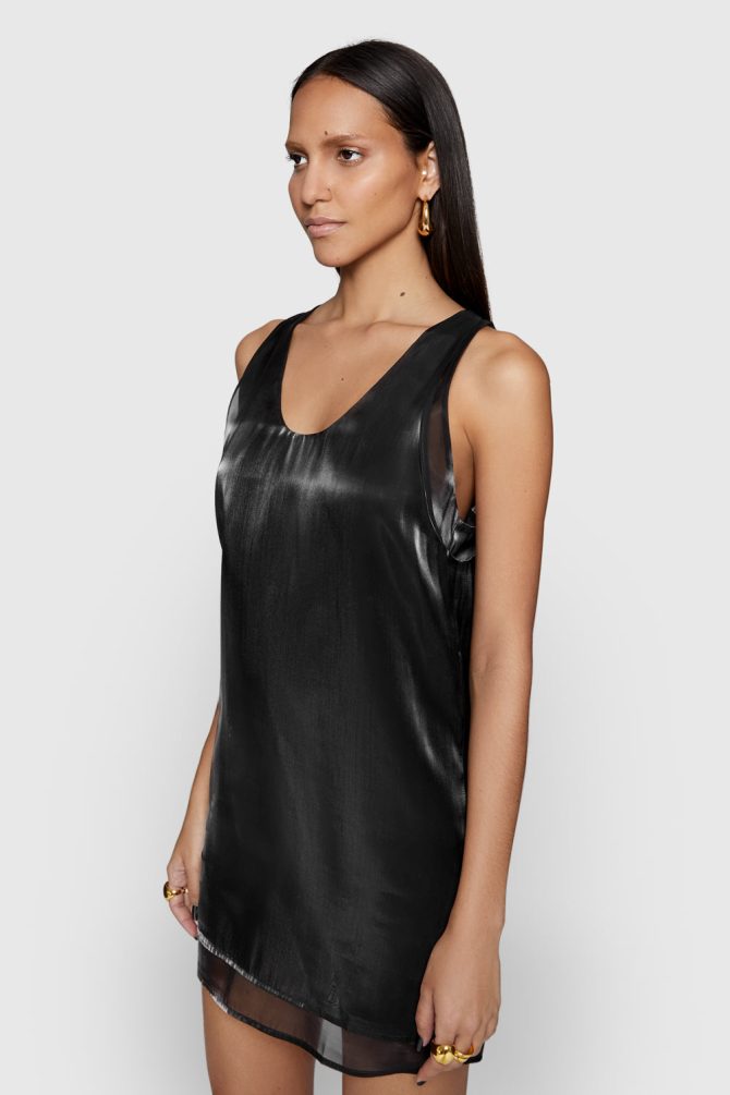 Perry Double Layer Mini Dress - Image 2