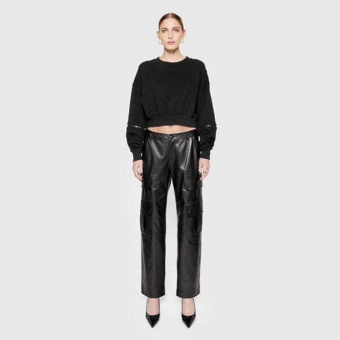 Bowie Leather Cargo Pant - Image 4