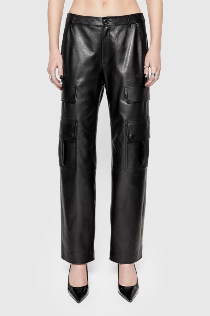 Bowie Leather Cargo Pant - Image 3