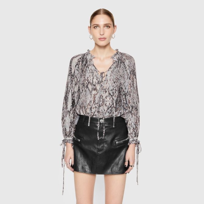 Rosalie Printed Blouse - Image 4