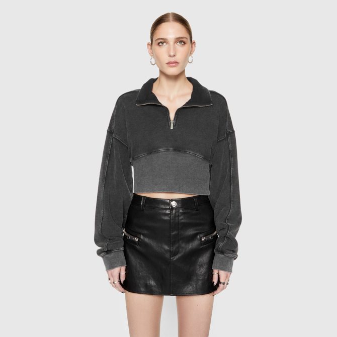 Winnie Acid-Wash Quarter Zip - Image 4