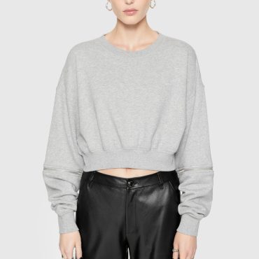 Annie Zip Sleeve Sweatshirt