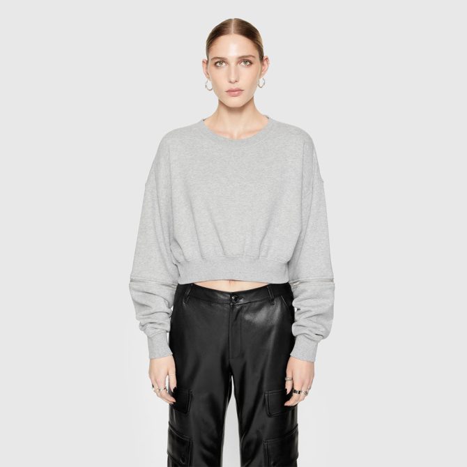 Annie Zip Sleeve Sweatshirt - Image 4