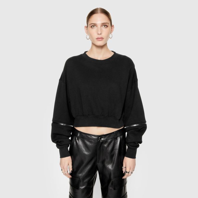 Annie Zip Sleeve Sweatshirt - Image 4