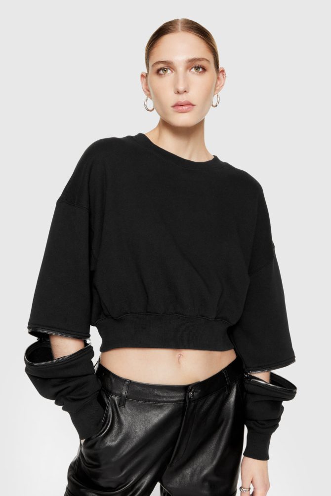 Annie Zip Sleeve Sweatshirt - Image 2