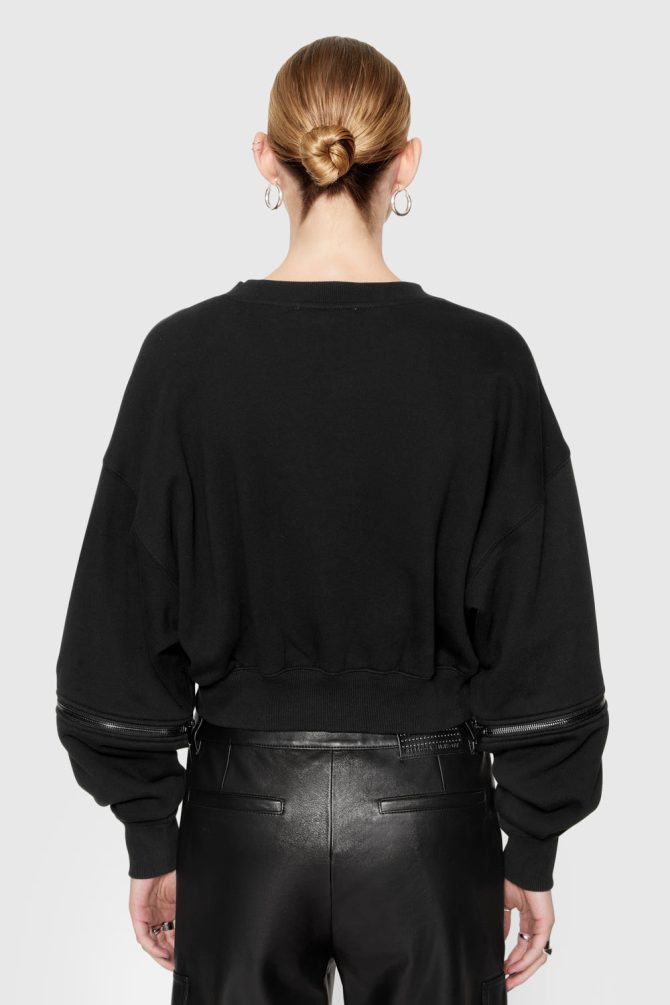 Annie Zip Sleeve Sweatshirt - Image 3