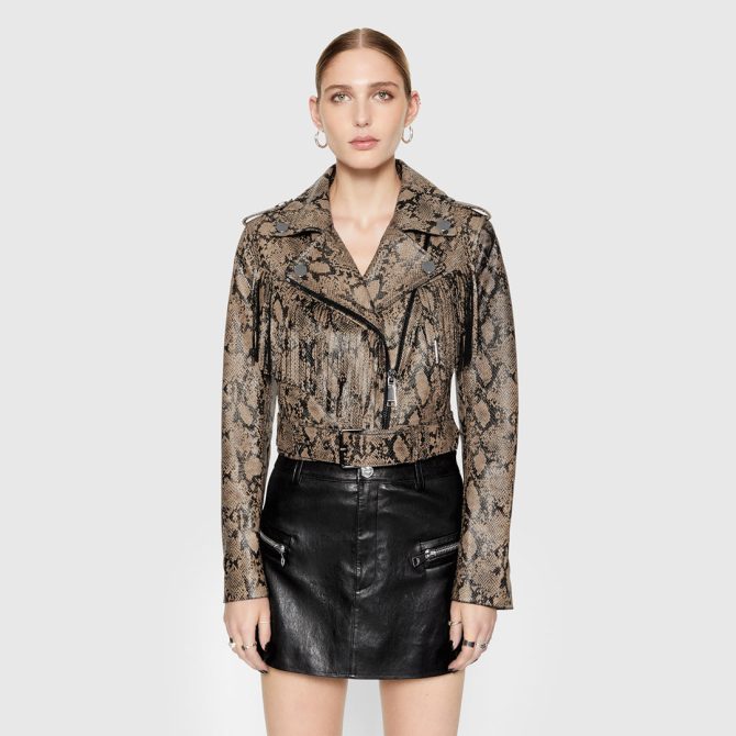 Janis Python Fringe Moto - Image 4