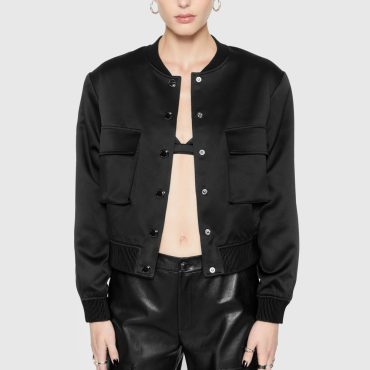 Lucy Satin Bomber