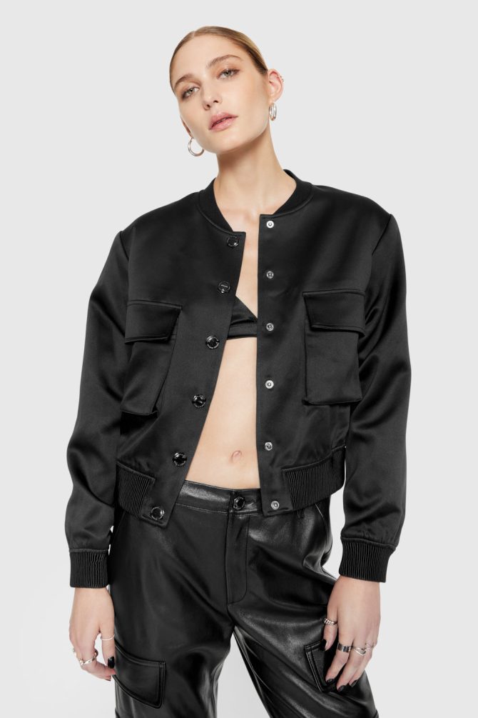 Lucy Satin Bomber - Image 2