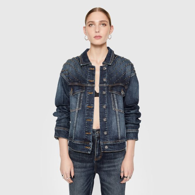 Ozzy Studded Denim Jacket - Image 4