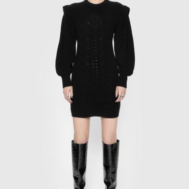 Daisy Cable Mini Sweater Dress