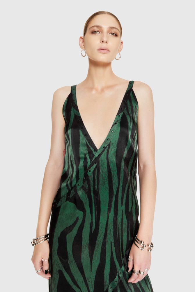 Camilla Studded Printed Maxi Dress - Image 2
