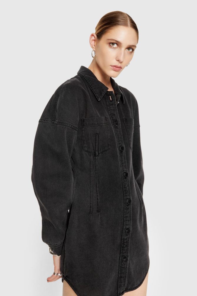 Florence Denim Dress - Image 2