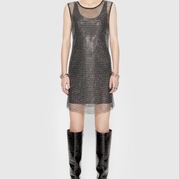 Lizzy Mesh Mini Dress