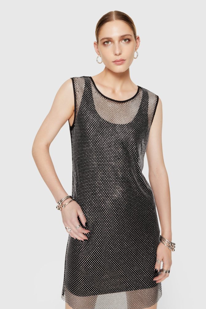 Lizzy Mesh Mini Dress - Image 2