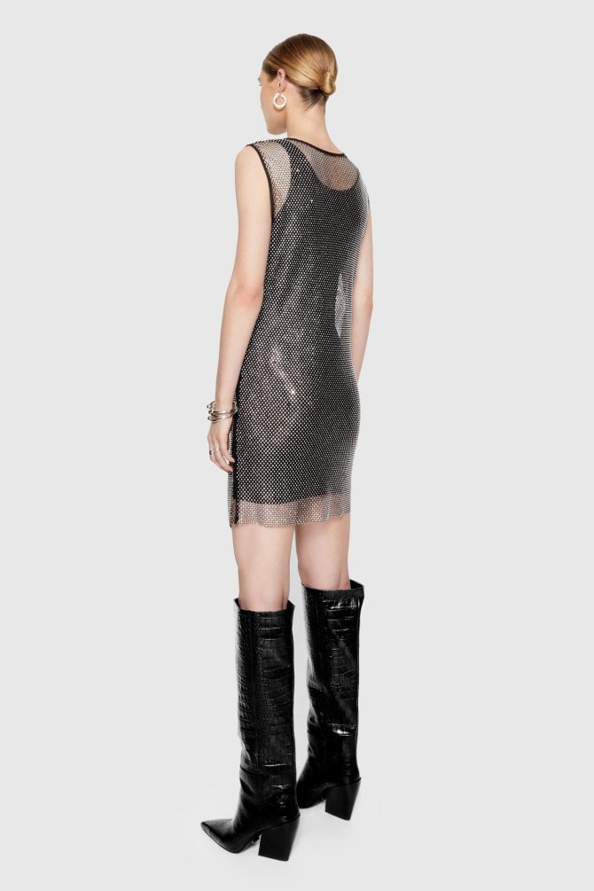 Lizzy Mesh Mini Dress - Image 3