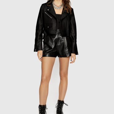 Cropped Jett Moto Jacket