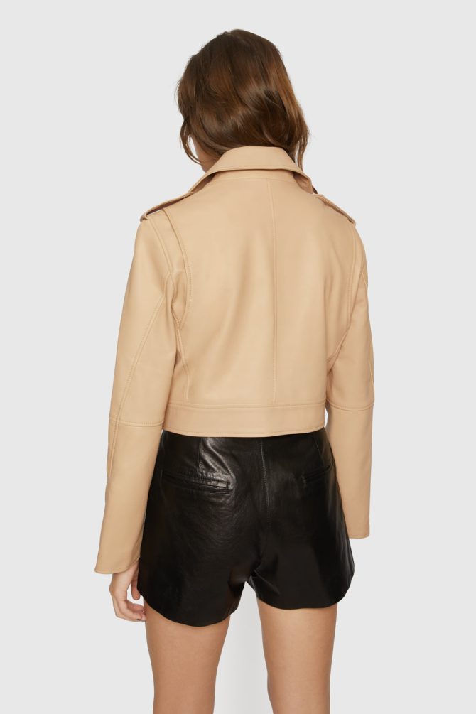 Cropped Jett Moto Jacket - Image 2