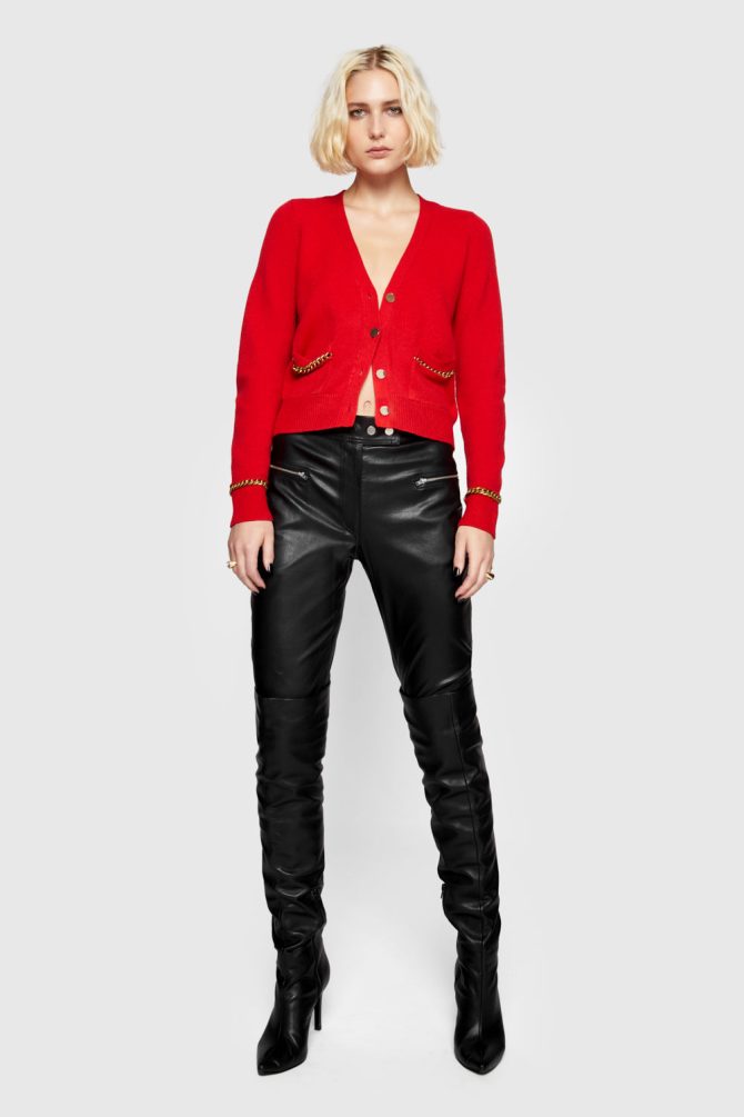 Edie Chain Cardigan - Image 2