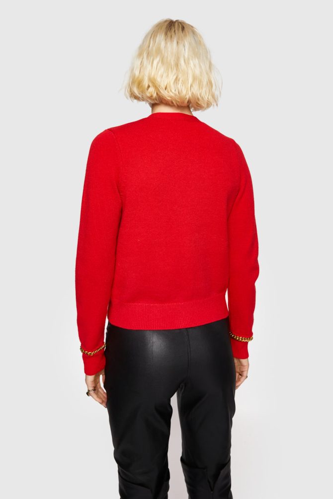 Edie Chain Cardigan - Image 3